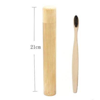 Bamboo Toothbrush and Travel Box